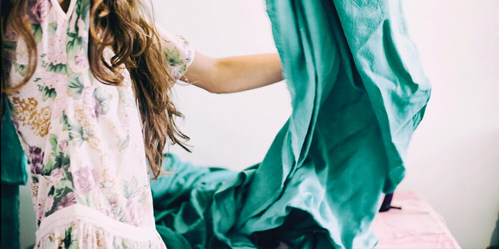 Comment entretenir le linge de lit en coton percale ? Image