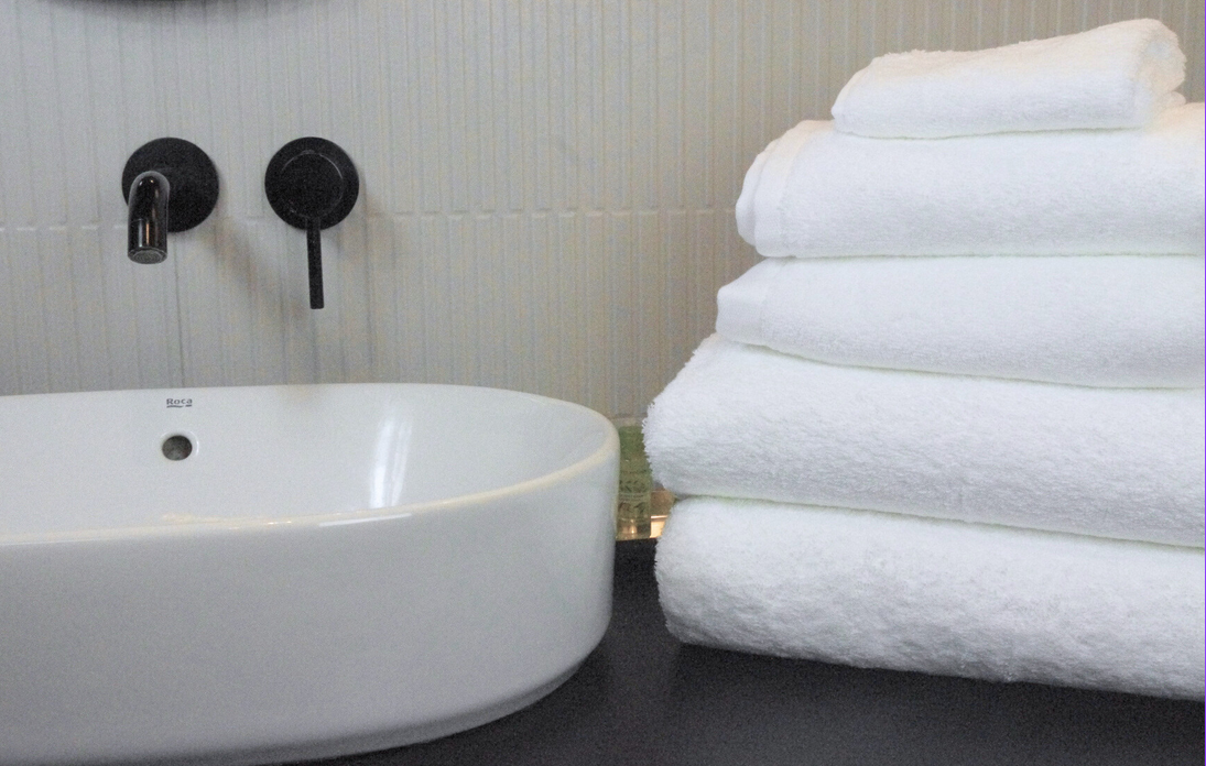 Pack 6 serviettes de toilette 100 % coton égyptien - 3 dimensions incluses - DONA