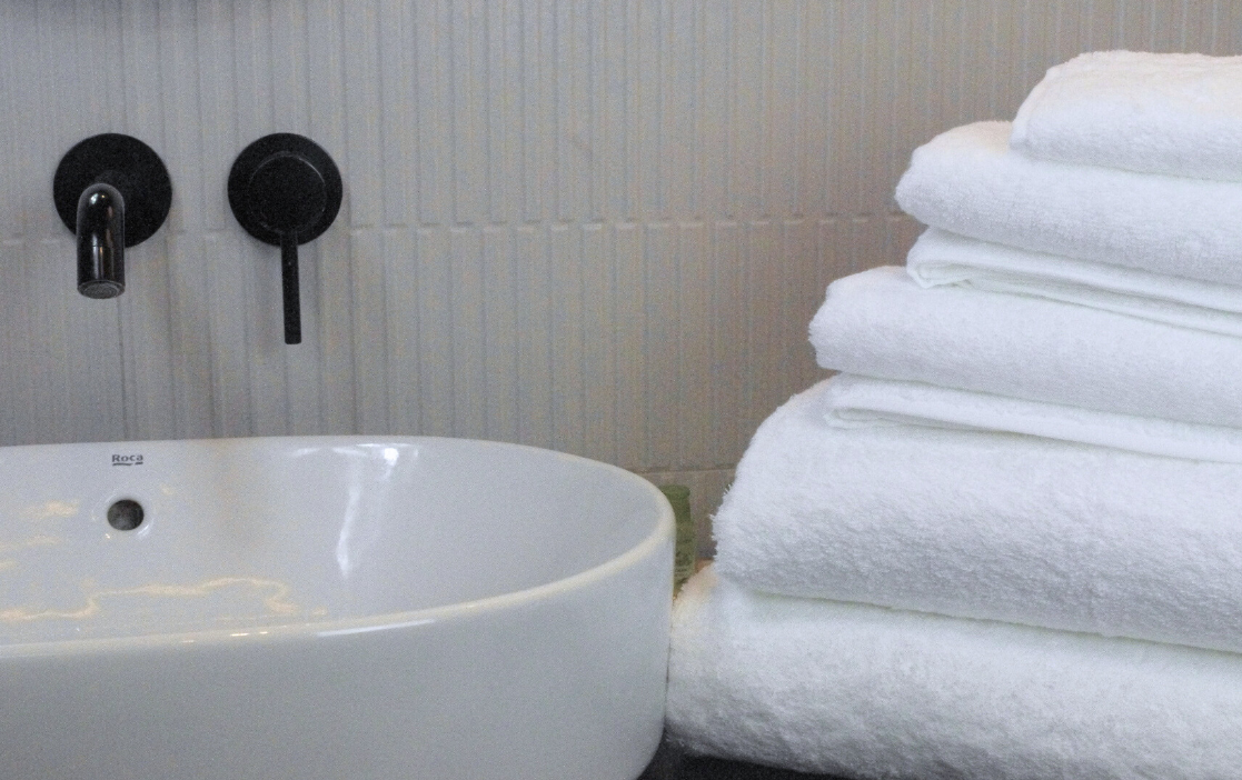 Pack 6 serviettes de toilette 100 % coton égyptien - 3 dimensions incluses - DONA