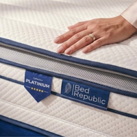 Pocket spring and HD memory foam mattress with integrated topper - BED PLATINIUM PLUS 30 cm