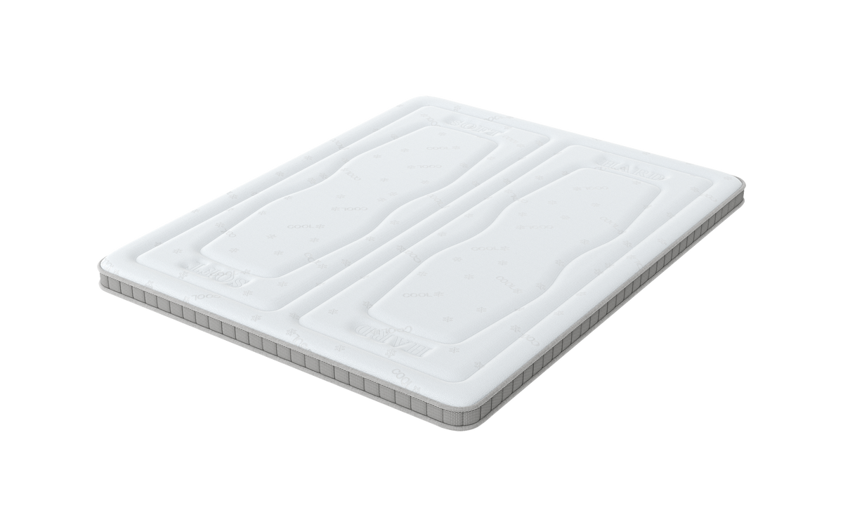 Surmatelas mousse FRESH CLIMACOOL avec effet 50/50  – REASONS COUPLES FRESH - TOPPER FRESH 7 cm