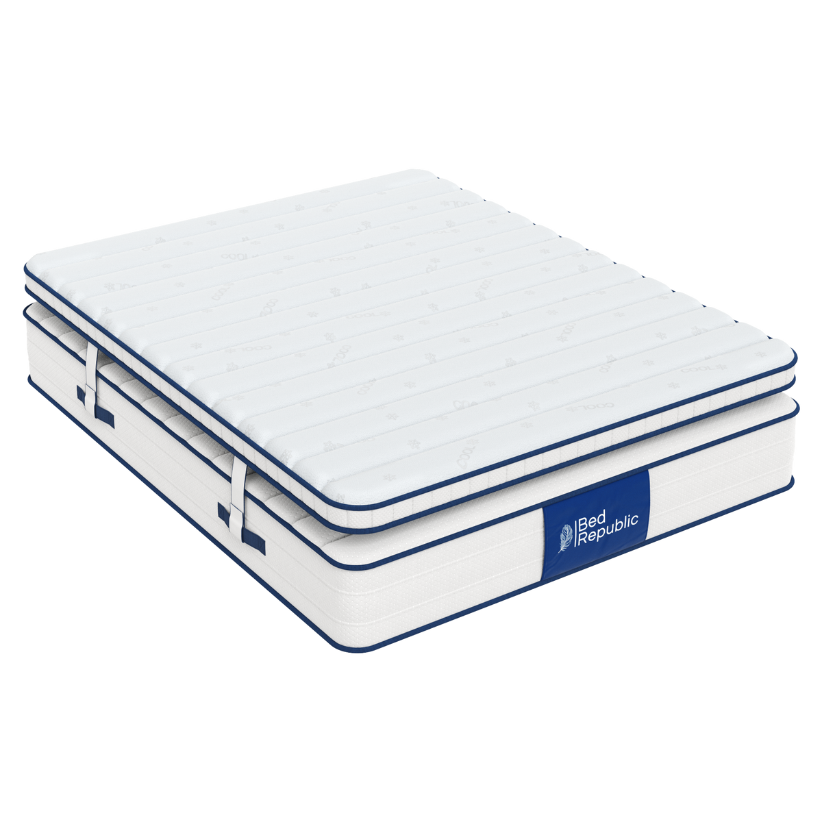 Matelas avec surmatelas réversible - FUZION 28 cm