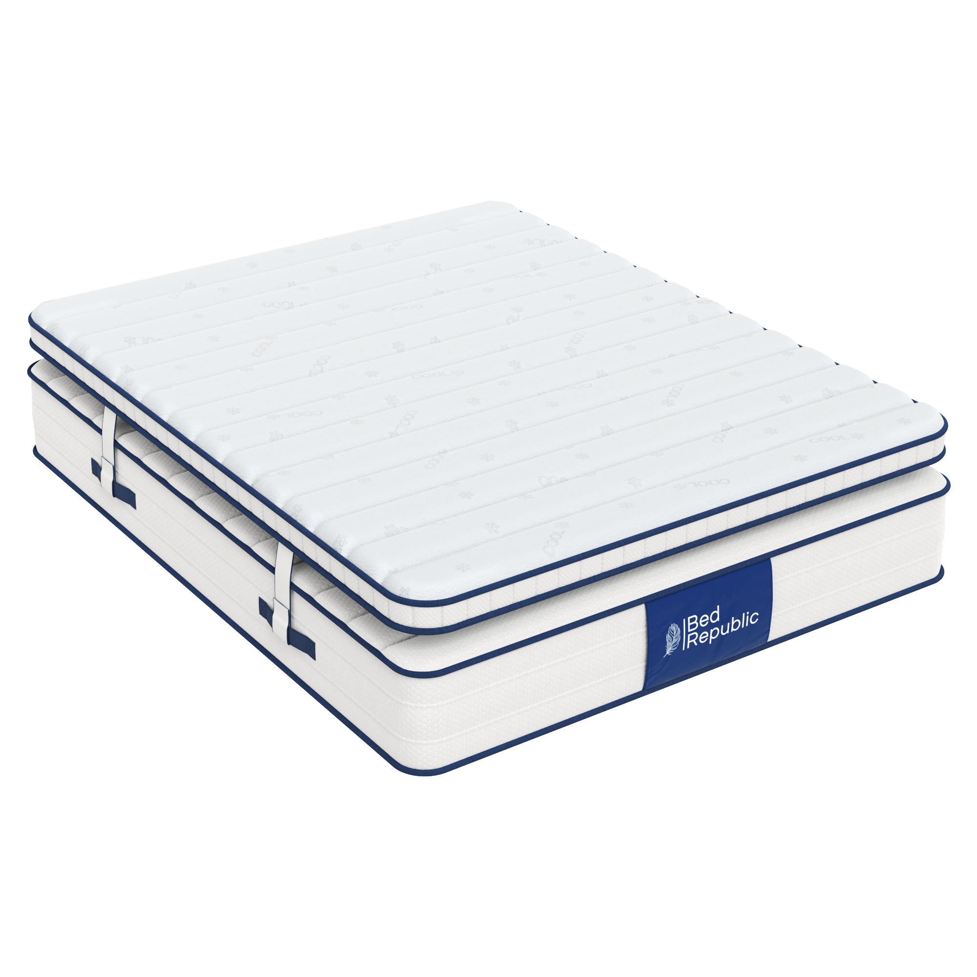 Matelas avec surmatelas réversible - FUZION 28 cm
