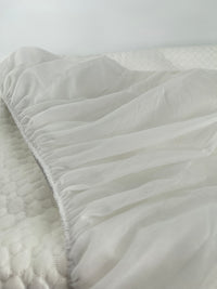 Regenerating mattress protector with capsule fabric - CAPS
