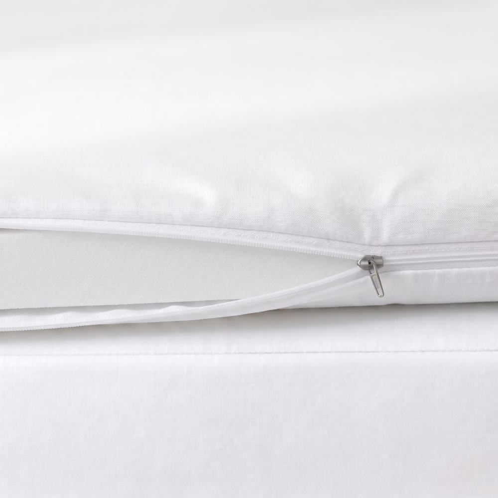 Fitted sheet with full elastic - specially designed for mattress toppers - ultra-simple in Jersey Cotton - max 5-10cm - LazyHousse mattress topper