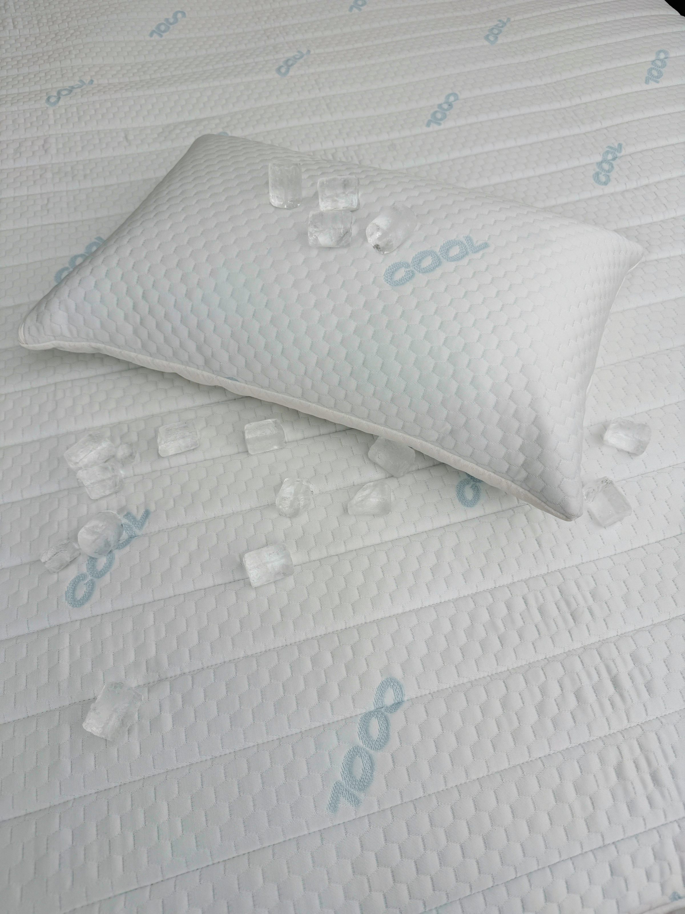 Cooling memory foam pillow - Double-sided - COOL