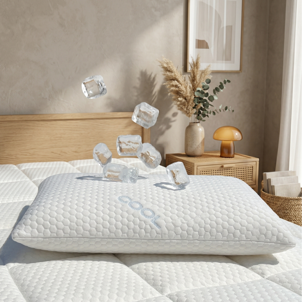 Cooling memory foam pillow - Double-sided - COOL
