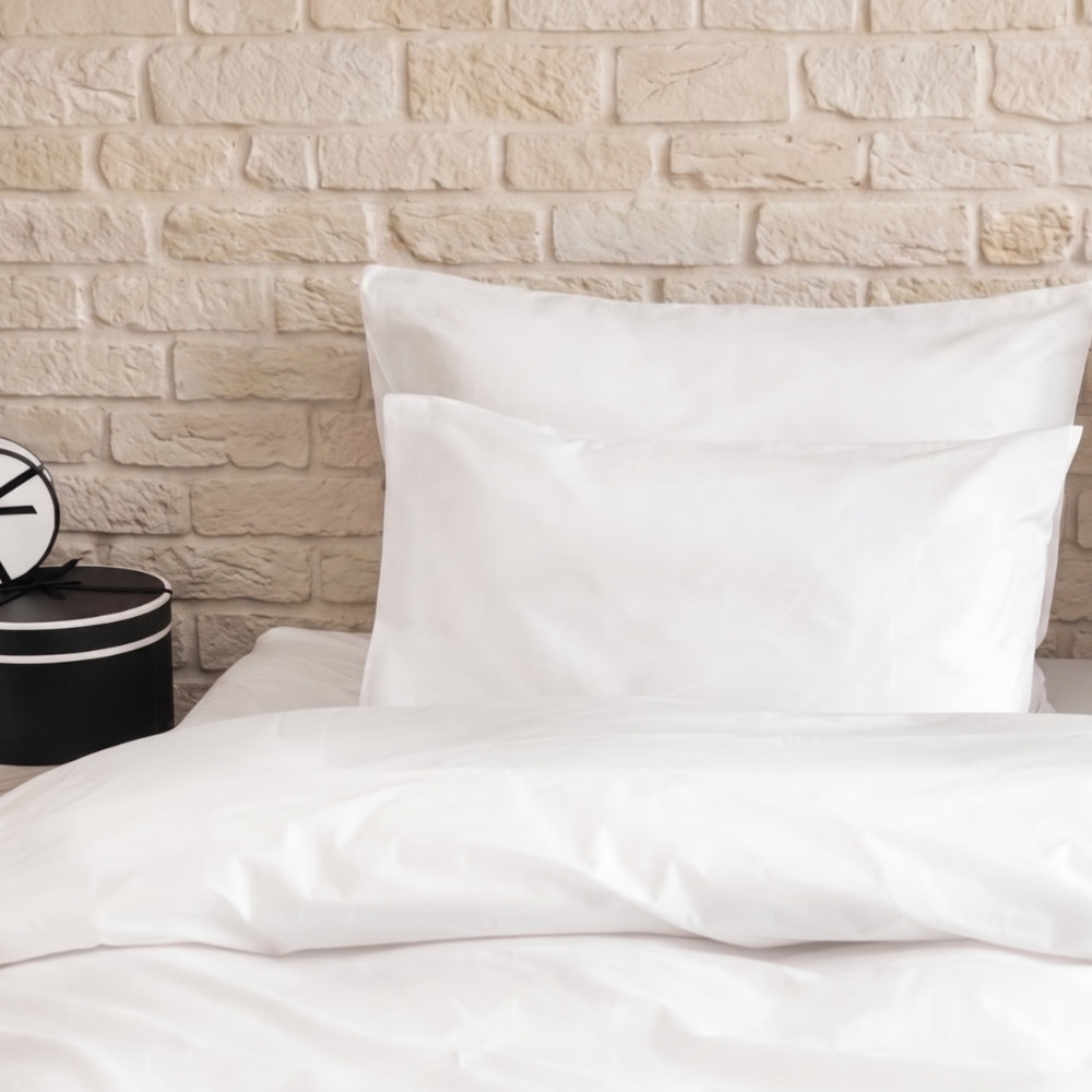 Oreiller hybride premium plume duvet naturel et nanofibres