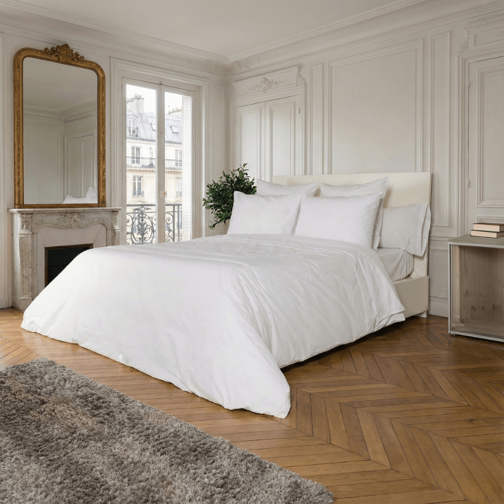 Taie d'oreiller - 100 % coton percale - Unitaire