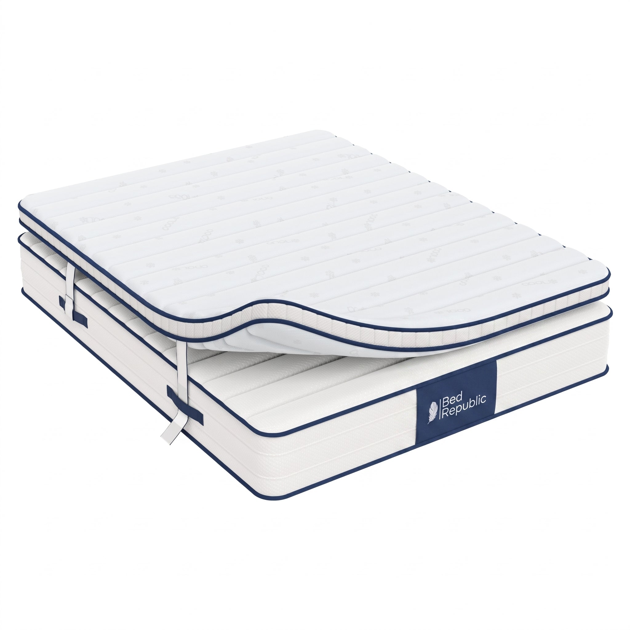 Matelas avec surmatelas réversible - FUZION 28 cm