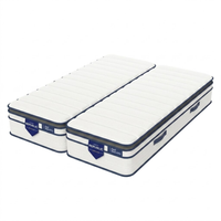 Pocket spring and HD memory foam mattress with integrated topper - BED PLATINIUM PLUS 30 cm