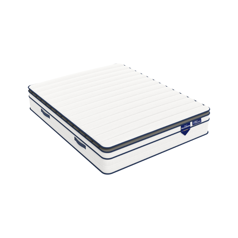 Pocket spring and HD memory foam mattress with integrated topper - BED PLATINIUM PLUS 30 cm