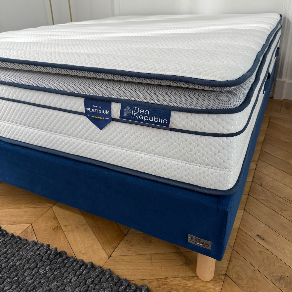 Pocket spring and HD memory foam mattress with integrated topper - BED PLATINIUM PLUS 30 cm