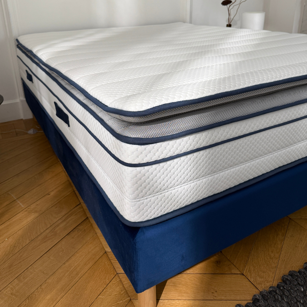 Pocket spring and HD memory foam mattress with integrated topper - BED PLATINIUM PLUS 30 cm