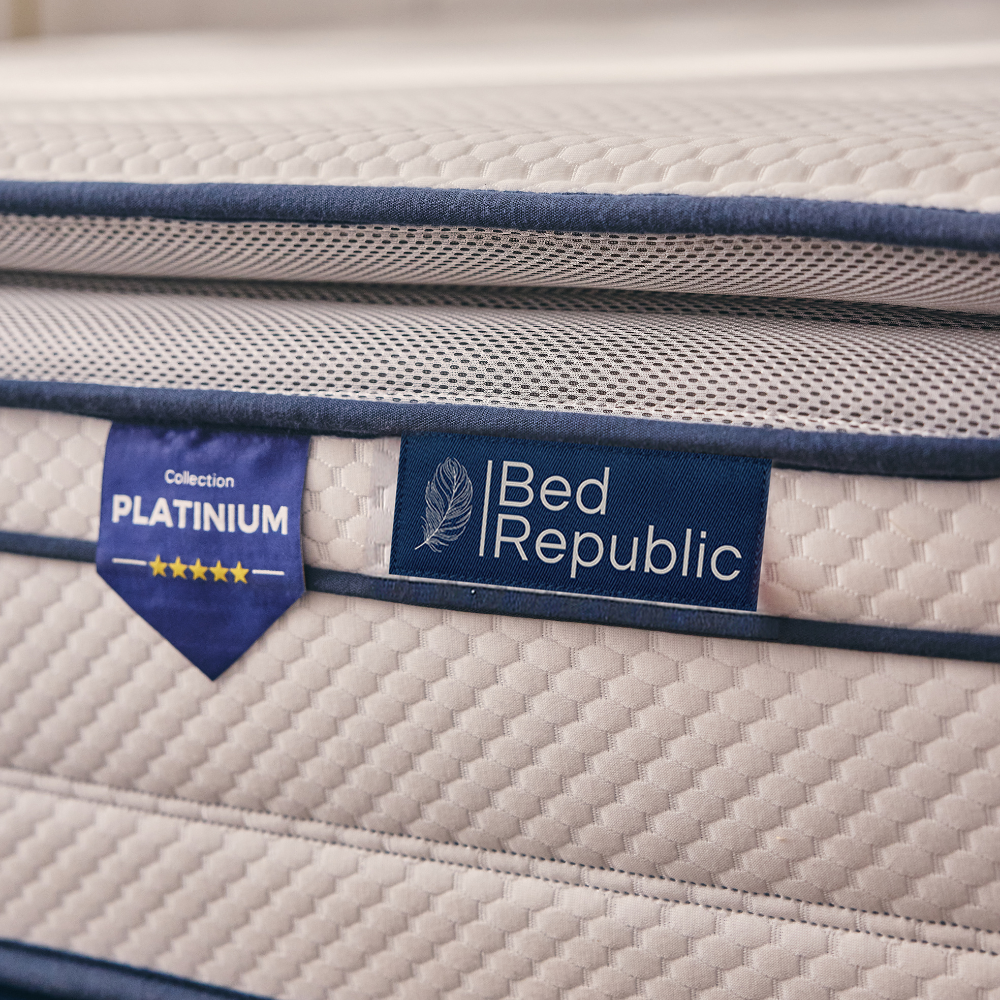 Pocket spring and HD memory foam mattress with integrated topper - BED PLATINIUM PLUS 30 cm