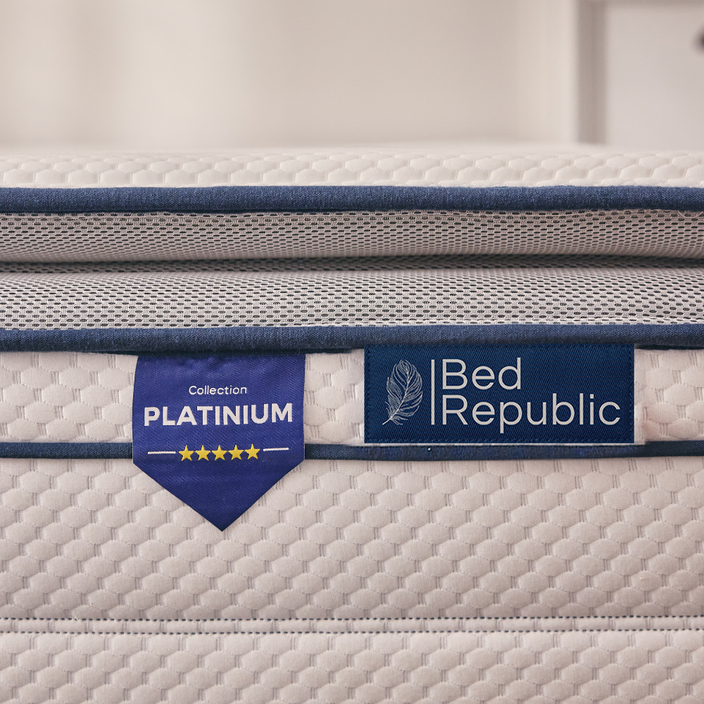 Pocket spring and HD memory foam mattress with integrated topper - BED PLATINIUM PLUS 30 cm