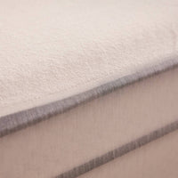 Waterproof and breathable mattress protector in 100% cotton terry cloth - white - BASIC