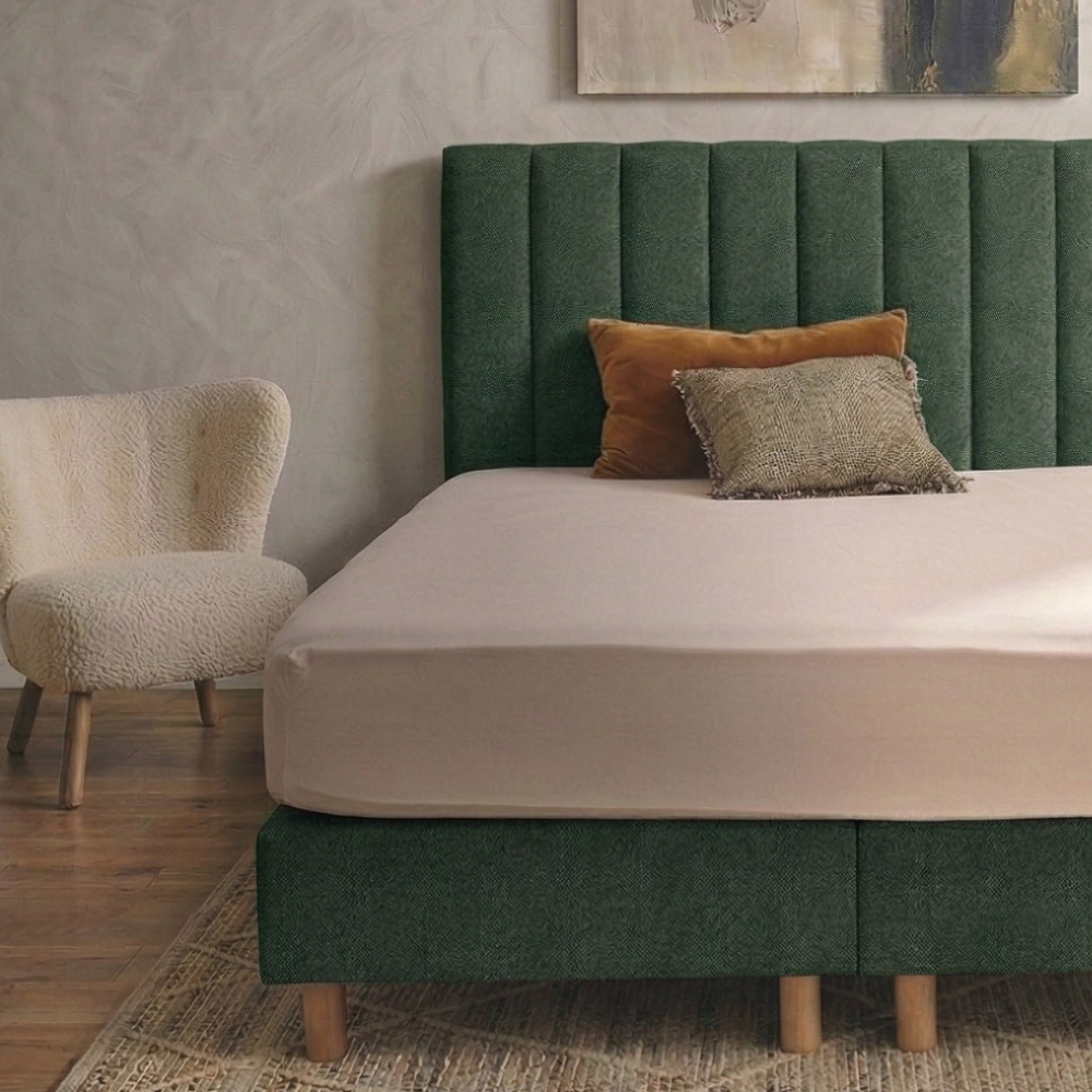 Full zipped mattress cover with 100% cotton terry cloth - BASIC