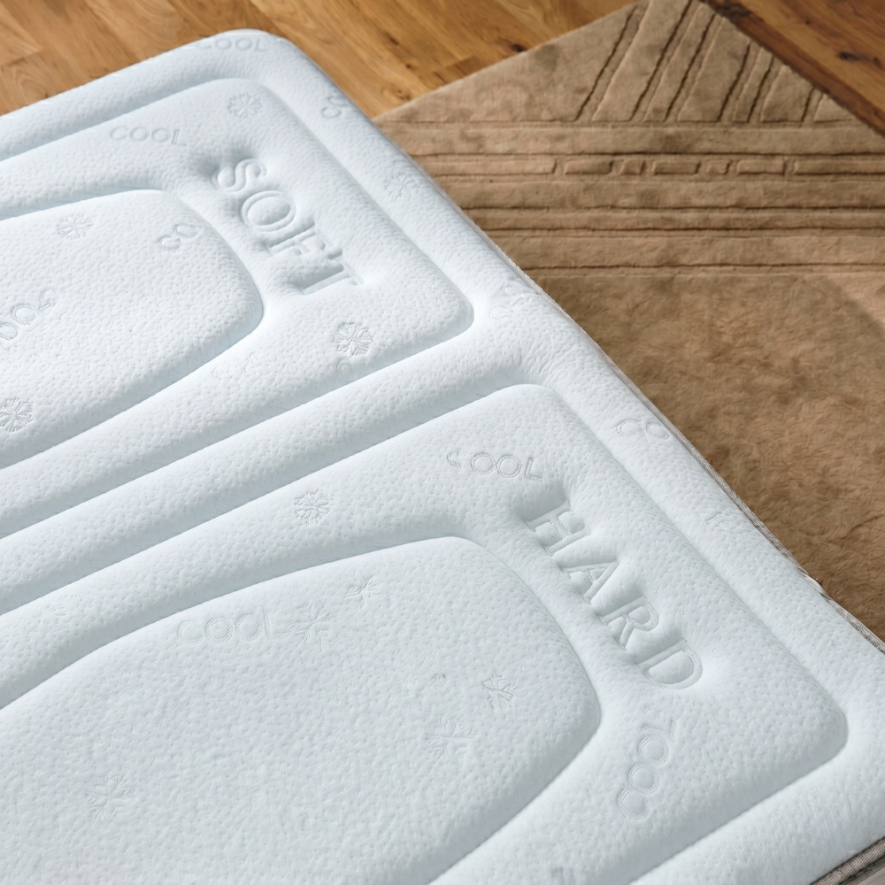Surmatelas mousse FRESH CLIMACOOL avec effet 50/50  – REASONS COUPLES FRESH - TOPPER FRESH 7 cm