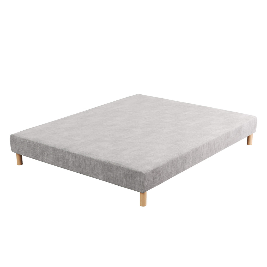 Upholstered bed base - H 28 or 35 cm - Choice of color - Fabric - THE REVERIES BED BASE