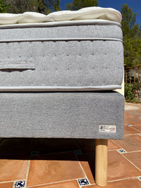 Upholstered bed base - H 28 or 35 cm - Choice of color - Fabric - THE REVERIES BED BASE
