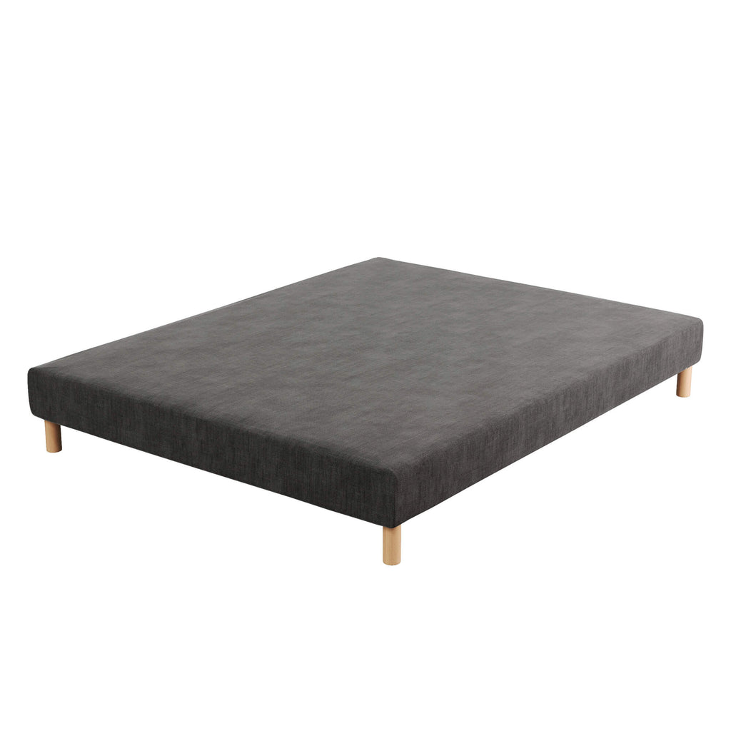 Upholstered bed base - H 28 or 35 cm - Choice of color - Fabric - THE REVERIES BED BASE