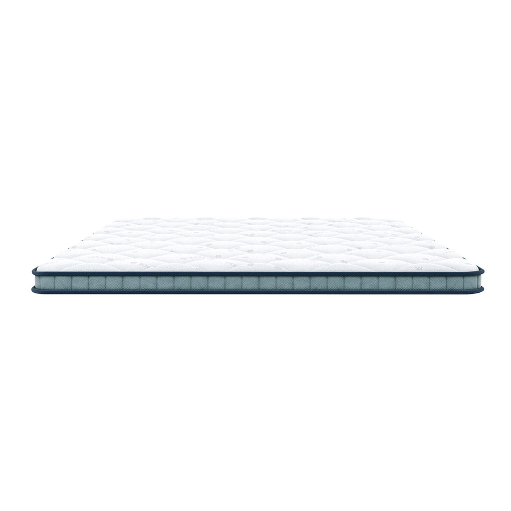 2-in-1 Mattress Topper: FRESH summer side + memory foam side - THERMO FRESH BLUE - 5 cm TOPPER