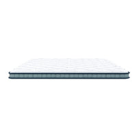 2-in-1 Mattress Topper: FRESH summer side + memory foam side - THERMO FRESH BLUE - 5 cm TOPPER