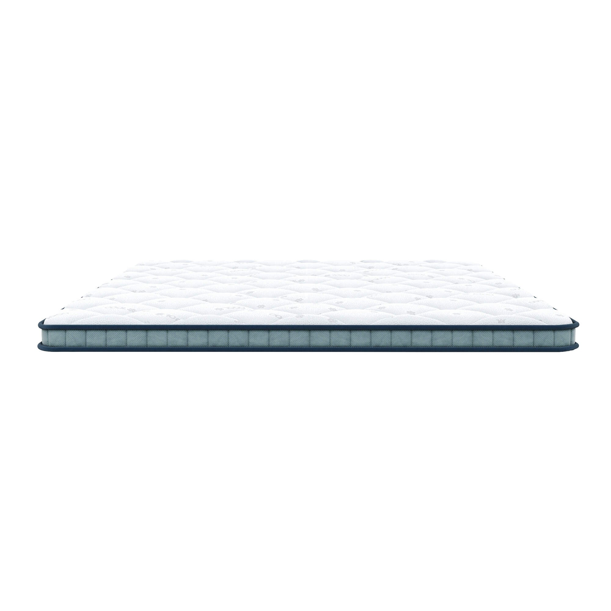 2-in-1 Mattress Topper: FRESH summer side + memory foam side - THERMO FRESH BLUE - 5 cm TOPPER