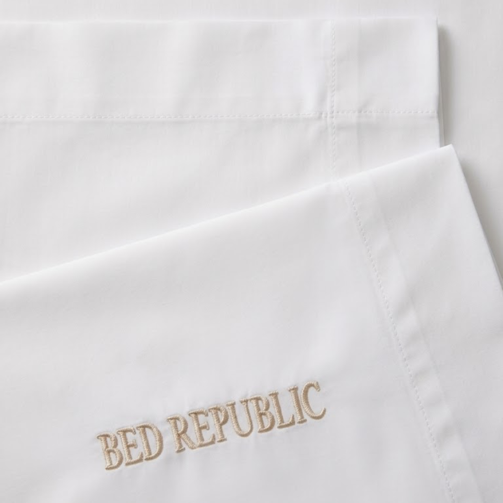 Taie d'oreiller - 100 % coton percale - Unitaire