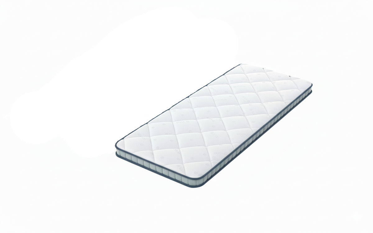 Surmatelas frais mousse mémoire de forme 2 en 1 - THERMO FRESH BLEU
